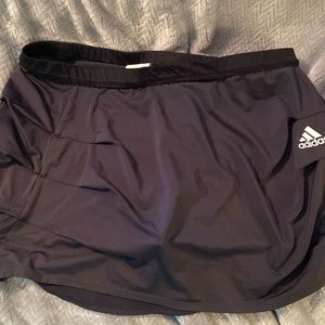 Large black adidas, large light blue Mondetta